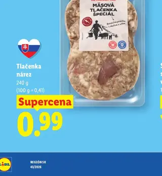 Tlačenka nárez 240 g