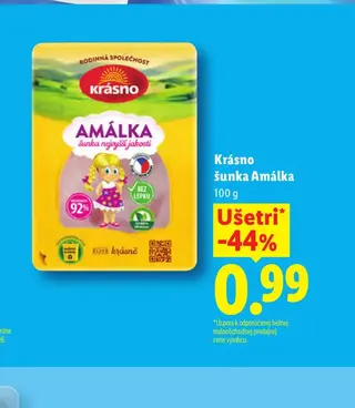 Krásno šunka Amálka 100 g
