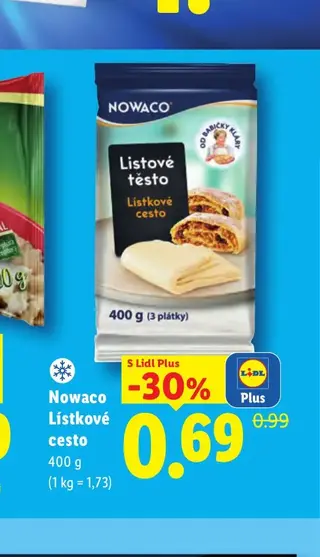 Nowaco Lístkové cesto 400 g