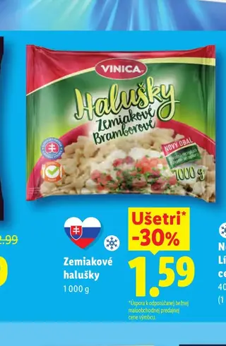 Zemiakové halušky 1000 g