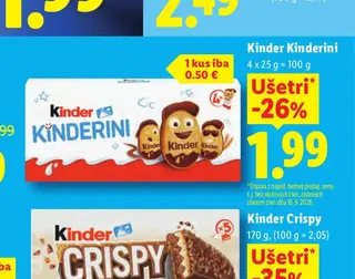 Kinder Kinderini 4 x 25 g