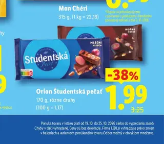 Orion Študentská pečať 170 g