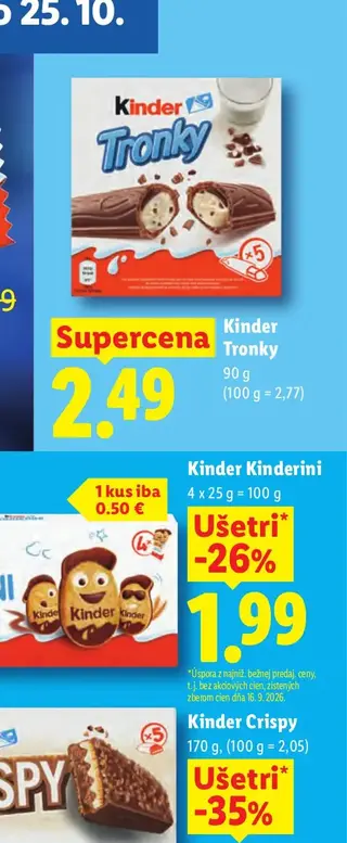 Kinder Tronky 90 g