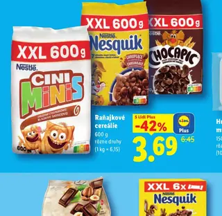 Nestlé Raňajkové cereálie 600 g