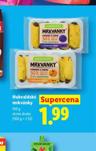 Hukvaldské mrkvánky 150 g