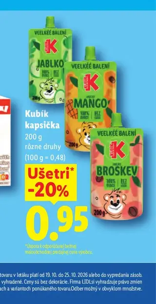 Kubík kapsička 200 g
