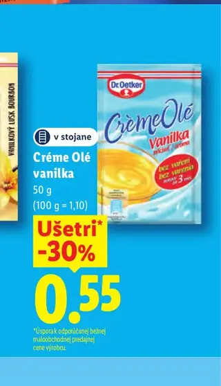 Dr. Oetker Créme Olé vanilka 50 g