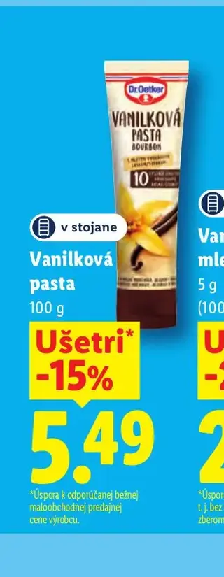 Dr. Oetker Vanilková pasta 100 g