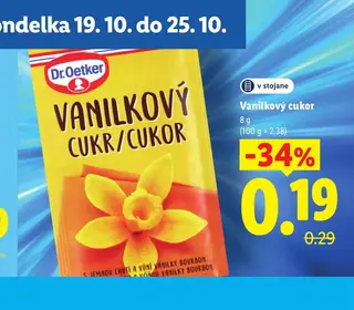Dr. Oetker Vanilkový cukor 8 g