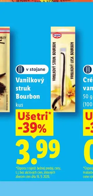 Dr. Oetker Vanilkový struk Bourbon