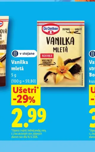 Dr. Oetker Vanilka mletá 5 g