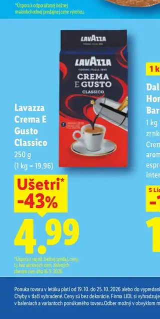 Lavazza Crema E Gusto Classico 250 g