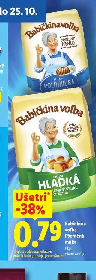 Babičkina voľba Pšeničná múka 1 kg, rôzne druhy