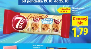 7 Days Croissant kakao 5 x 37 g