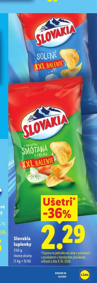 Slovakia lupienky 250 g
