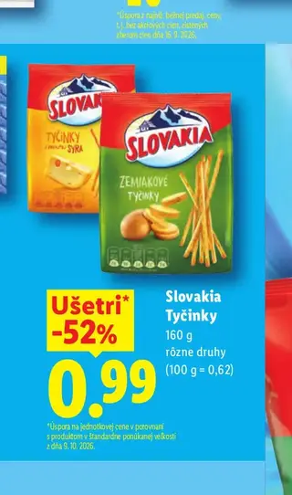 Slovakia Tyčinky 160 g