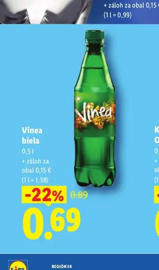 Vinea biela 0,5 l