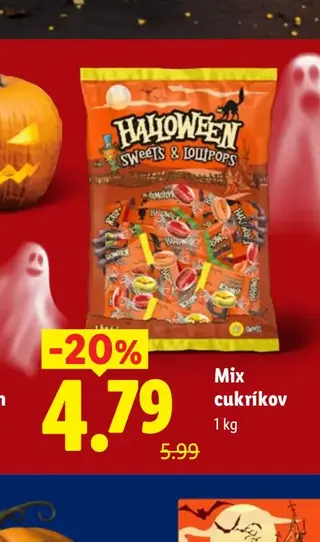 Halloween Mix cukríkov 1 kg