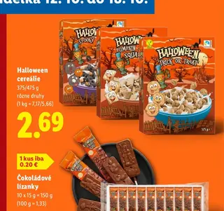 Halloween cereálie 375/475 g
