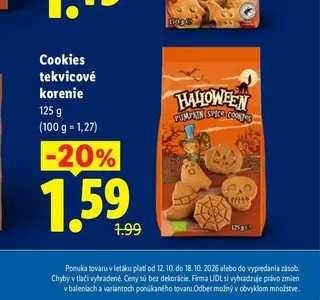 Cookies tekvicové korenie 125 g