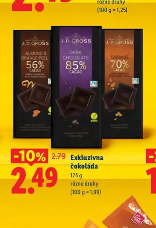 Fin Carré Exkluzívna čokoláda 125 g