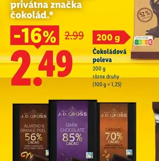 Fin Carré Čokoládová poleva 200 g