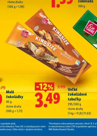Fin Carré Veľké čokoládové tabuľky 295/300 g