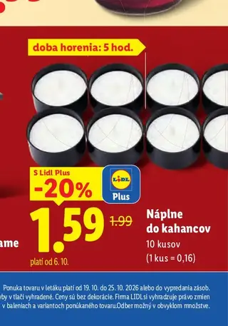 Náplne do kahancov 10 kusov
