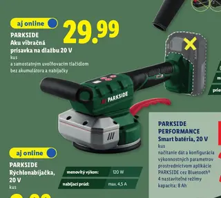 PARKSIDE Aku vibračná prísavka na dlažbu 20 V