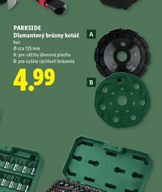 Parkside Diamantový brúsny kotúč Ø cca 125 mm
