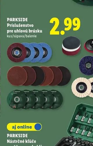 Parkside Príslušenstvo pre uhlovú brúsku