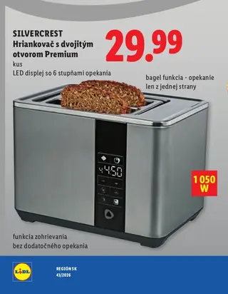 Silvercrest Hriankovač s dvojitým otvorom Premium