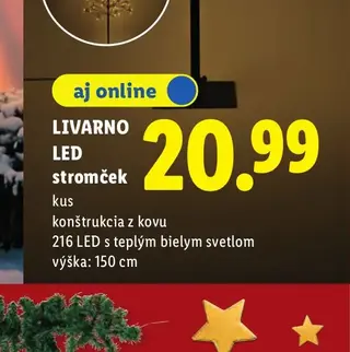 Livarno LED stromček