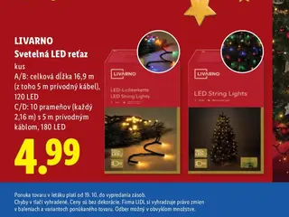 Livarno Svetelná LED reťaz 120/180 LED