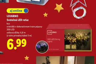 Livarno Svetelná LED reťaz 200 LED