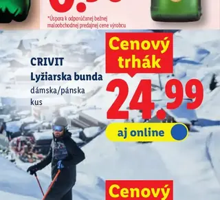 Crivit Lyžiarska bunda dámska/pánska