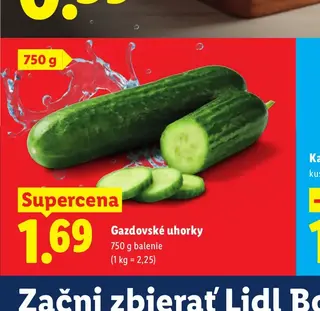 Gazdovské uhorky 750 g