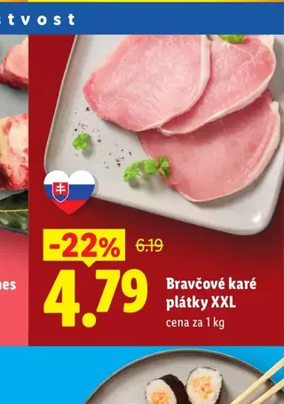Bravčové karé plátky XXL