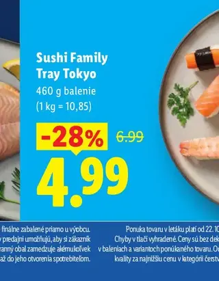 Sushi Family Tray Tokyo 460 g