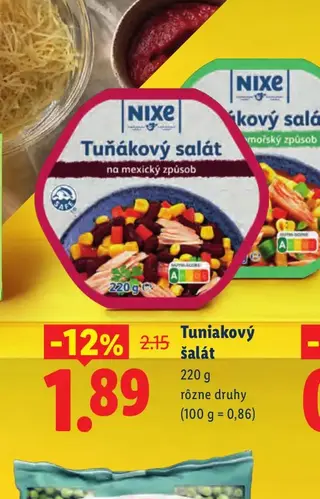 Nixe Tuniakový šalát 220 g