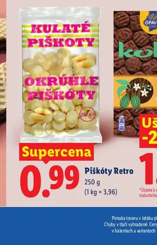 Piškóty Retro 250 g