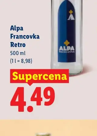 Alpa Francovka Retro 500 ml