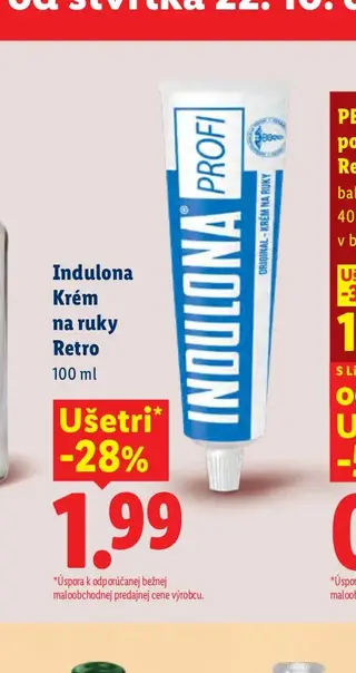 Indulona Krém na ruky Retro 100 ml