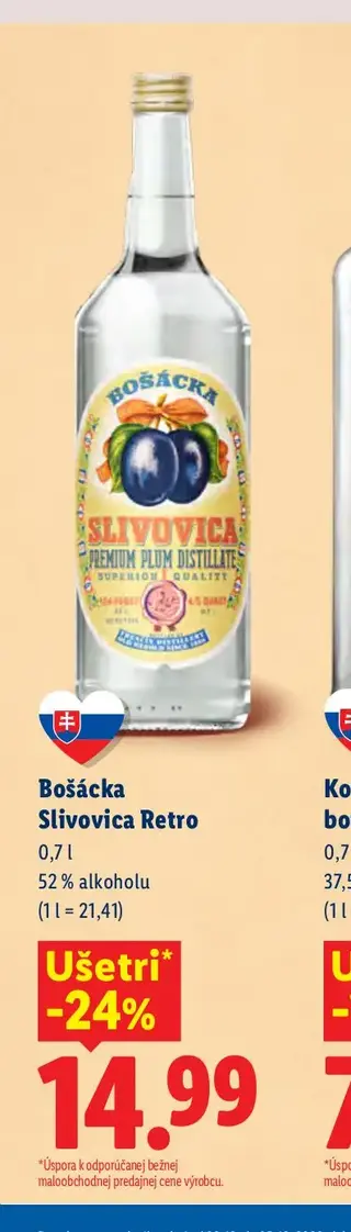 Bošácka Slivovica Retro 0,7 l