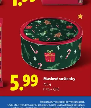 Favorina Maslové sušienky 750 g