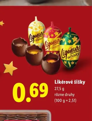 Likérové šišky 27,5 g