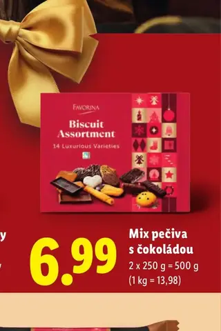 Favorina Mix pečiva s čokoládou 2 x 250 g