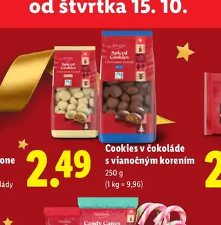Cookies v čokoláde s vianočným korením 250 g