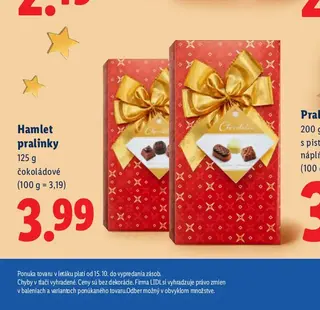 Hamlet pralinky čokoládové 125 g