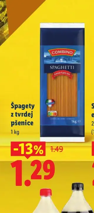 Špagety z tvrdej pšenice 1 kg
